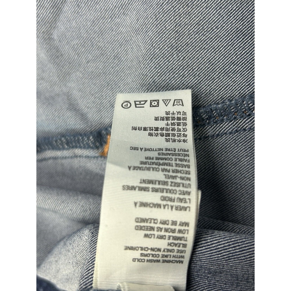 Free People Women's 8 Denim‎ Retro Mini Skirt - Picture 8 of 10